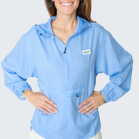 Womens Relay Jacket in Sky Blue