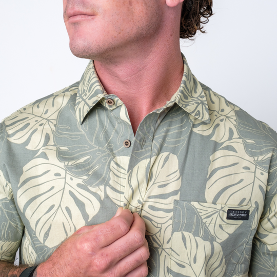 Maui Monstera Aloha Shirt