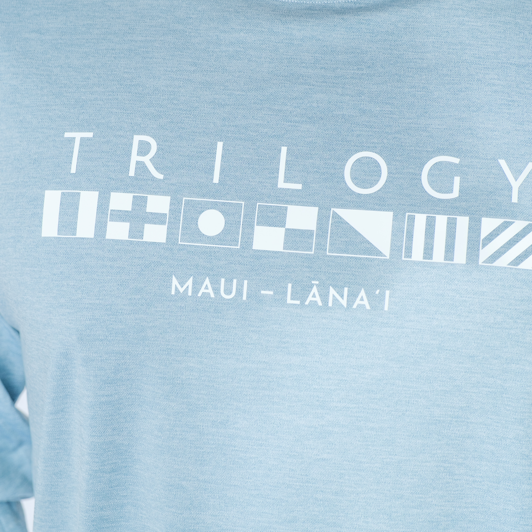 Mens Sessions LS Shirt in Blue