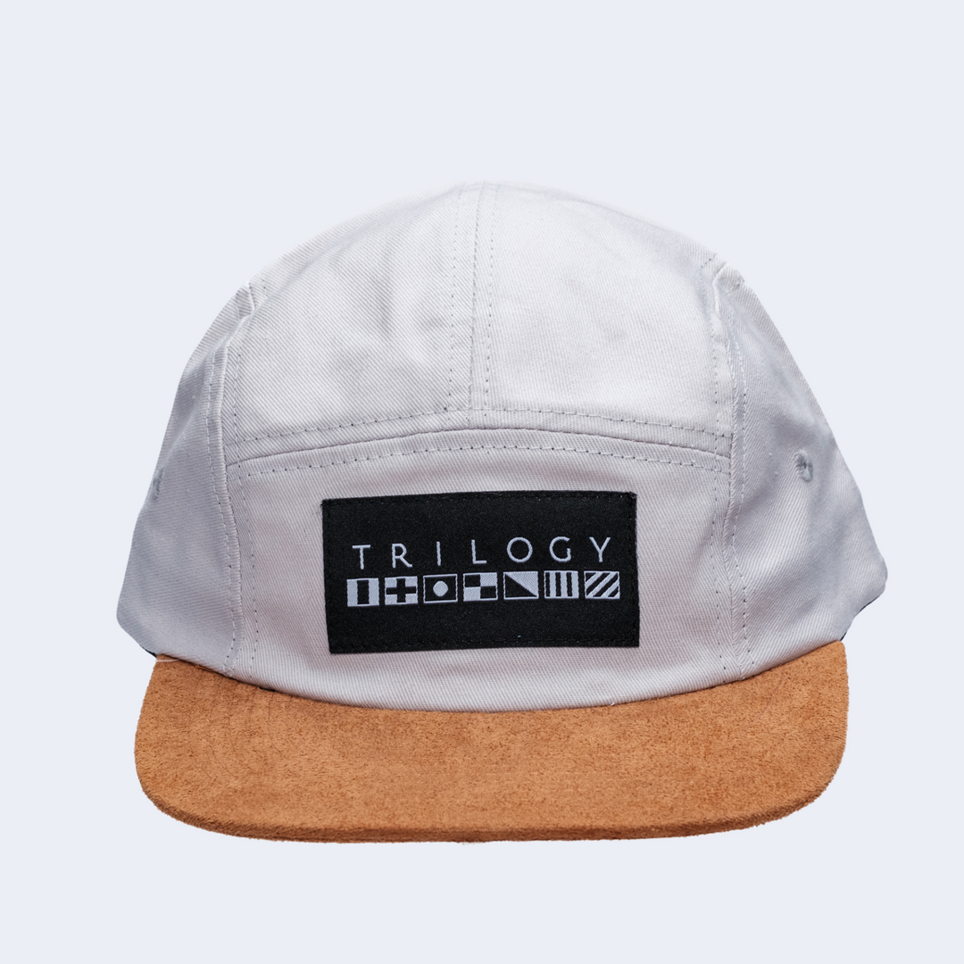 Canvas + Suede Hat in Tan