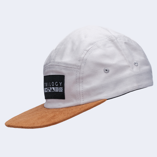 Canvas + Suede Hat in Tan