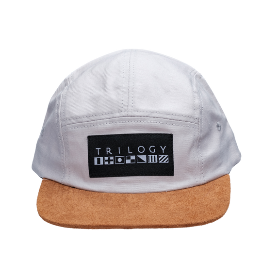 Canvas + Suede Hat in Tan