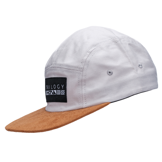 Canvas + Suede Hat in Tan