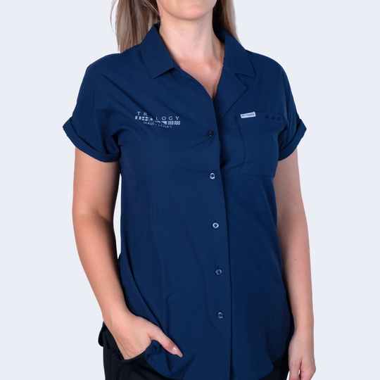 Womens Columbia Crew UPF Shirt S/S