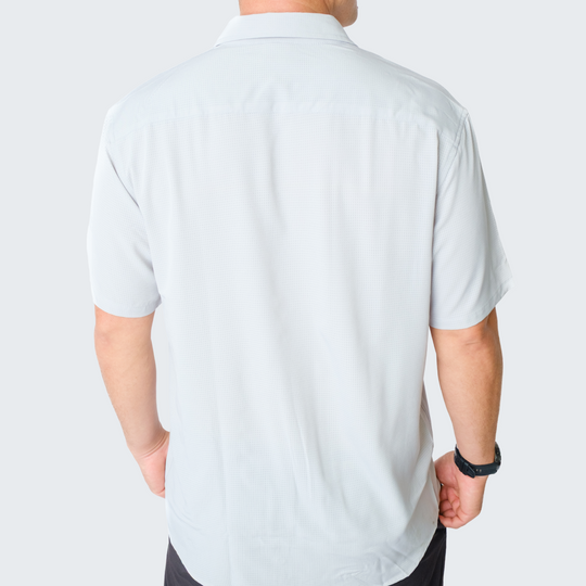 Horizon Woven Shirt in Light Gray