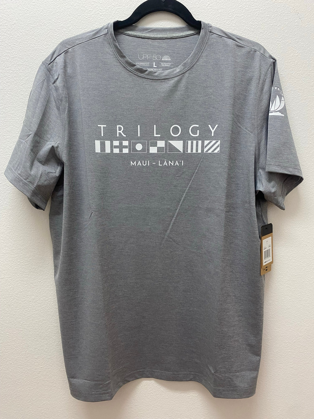 Mens Sessions Short Sleeve Shirt in Gray