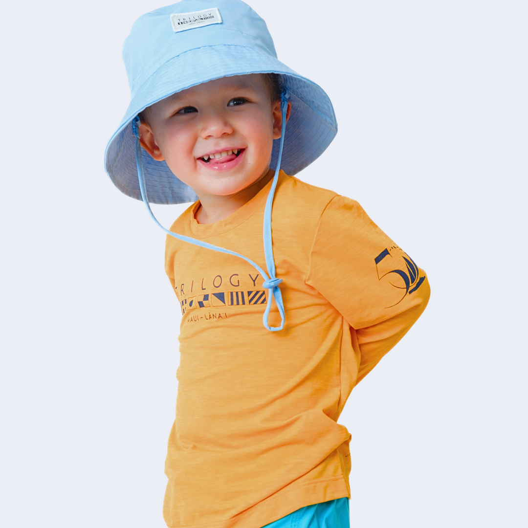 Kids Anetik LS Shirt in High Visibility Orange