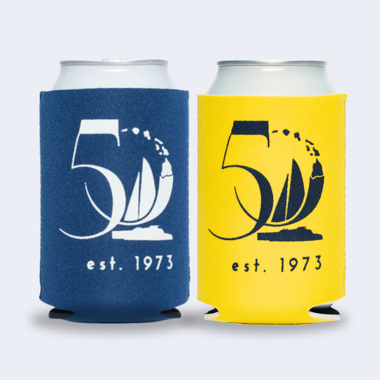 Koozie 50th AnniverSary Collapsible Drink Cooler Sleeve