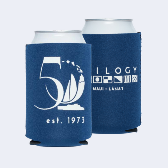 Koozie 50th AnniverSary Collapsible Drink Cooler Sleeve