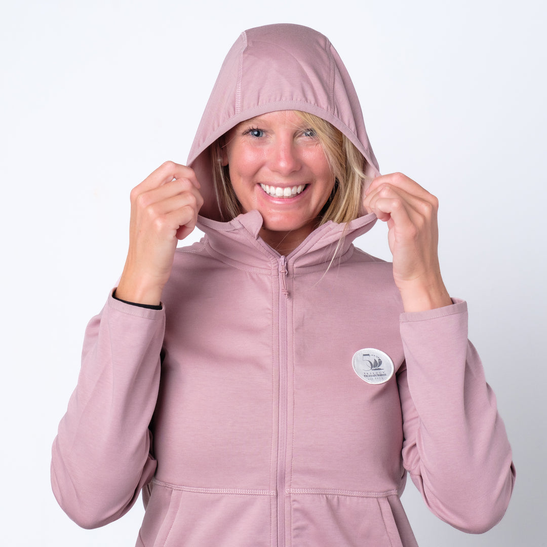 Wailea Hoodie in Mauve