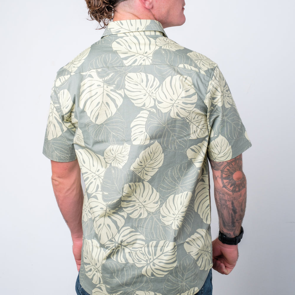 Maui Monstera Aloha Shirt