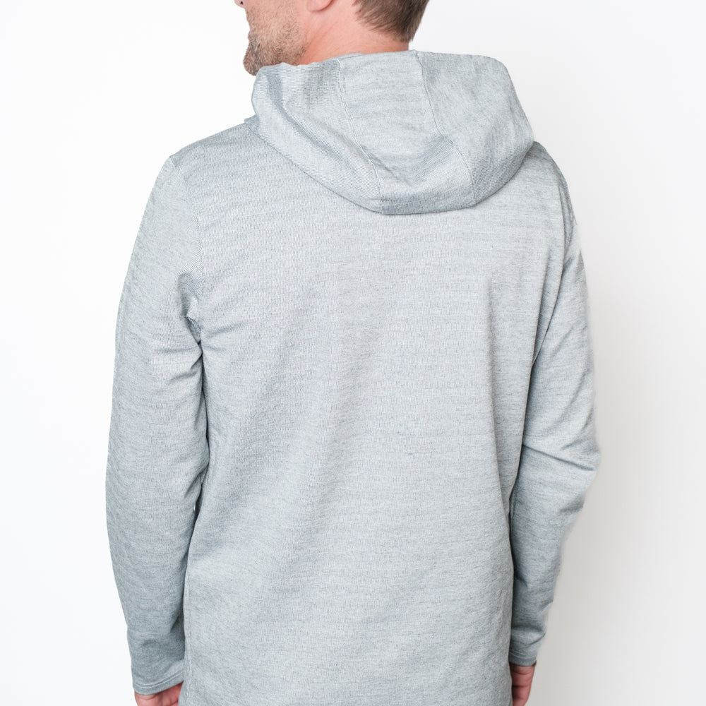 Mens Dawn Patrol Hoodie in Gray