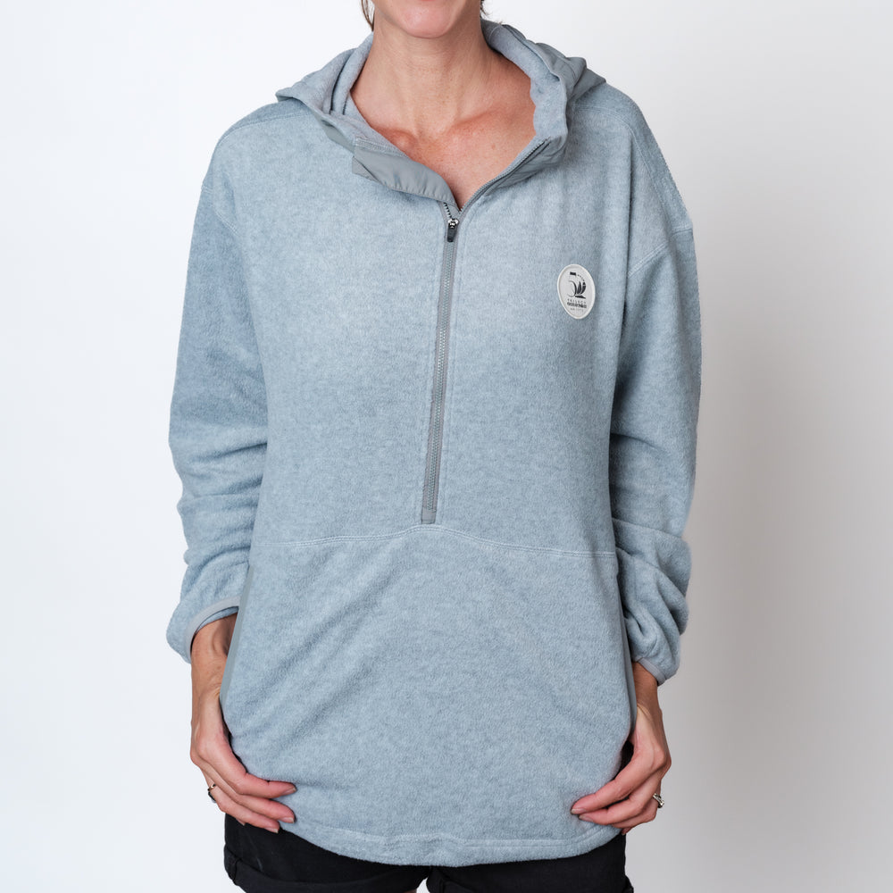 Womens Poli Poli Hooded Half Zip