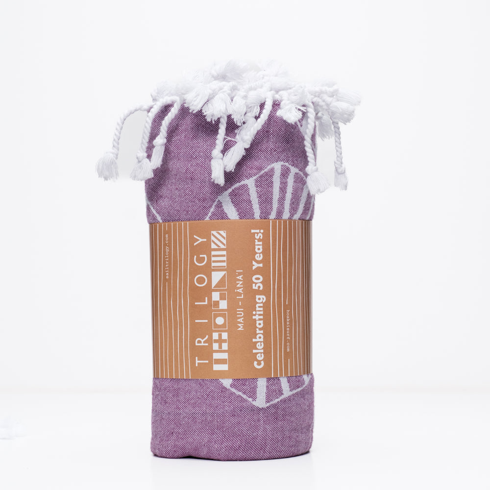 Trilogy Turkish Towel in Purple Opihi