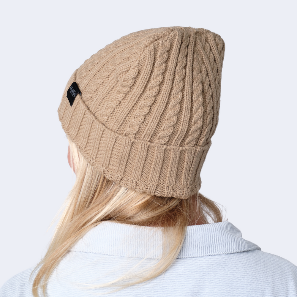 Maui Winter Beanie in Khaki