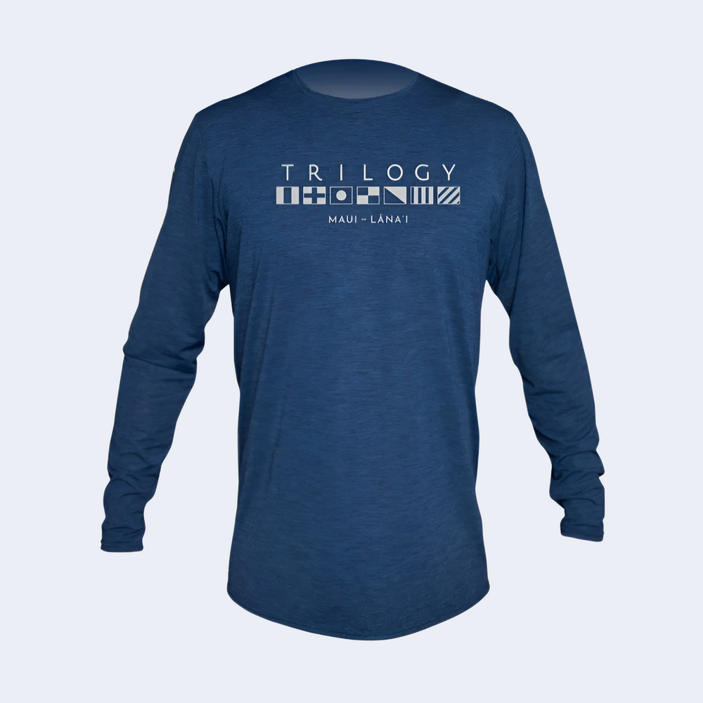 Mens Anetik LS UPF Shirt in Navy