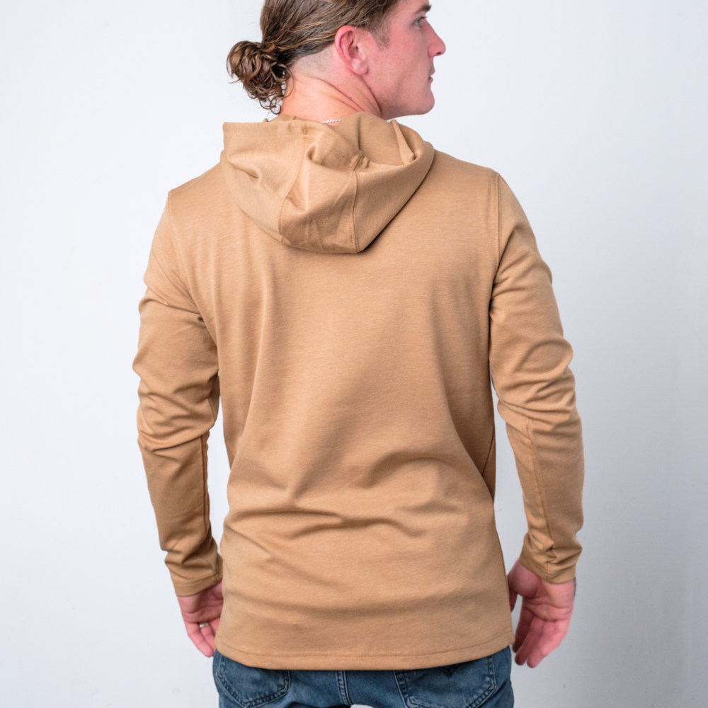 Mens Dawn Patrol Hoodies in Khaki