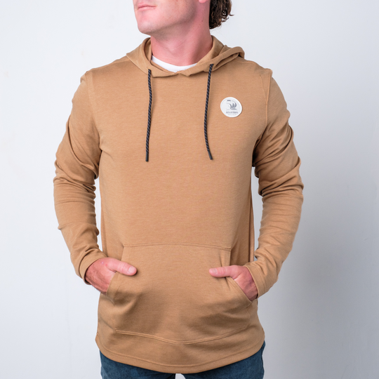 Mens Dawn Patrol Hoodies in Khaki