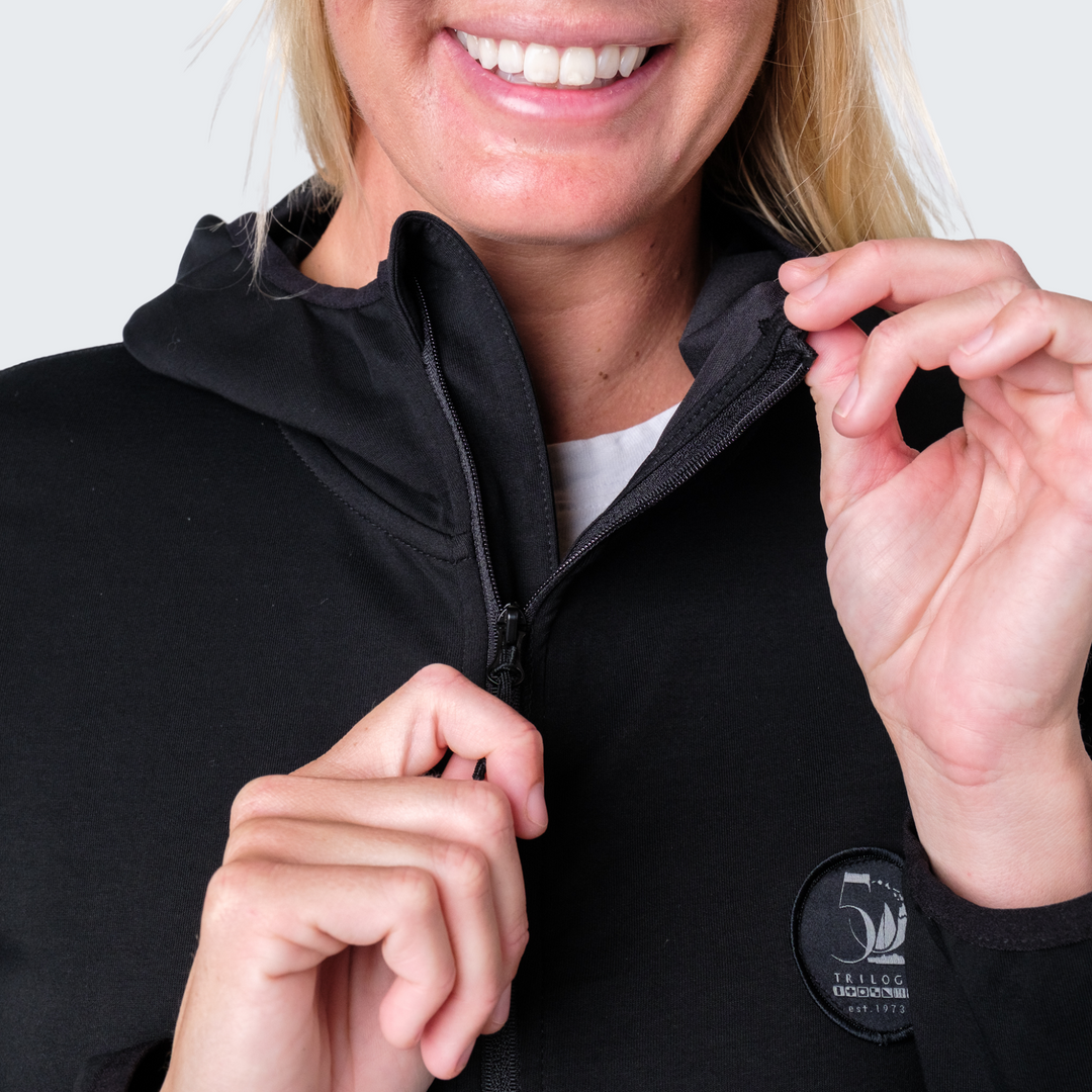Nina Hoodie Jacket in Black