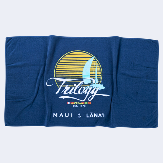Retro Trilogy Beach Towel
