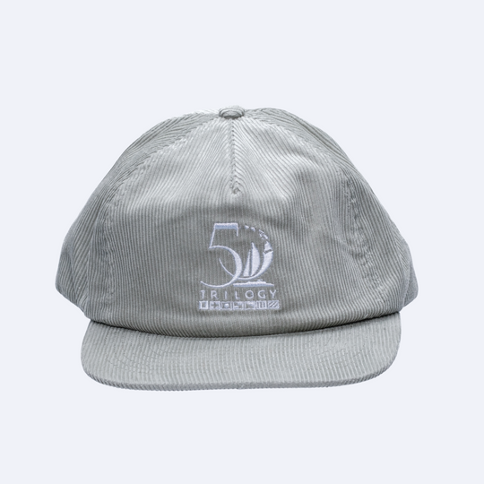 Corduroy Snapback in Seal Gray