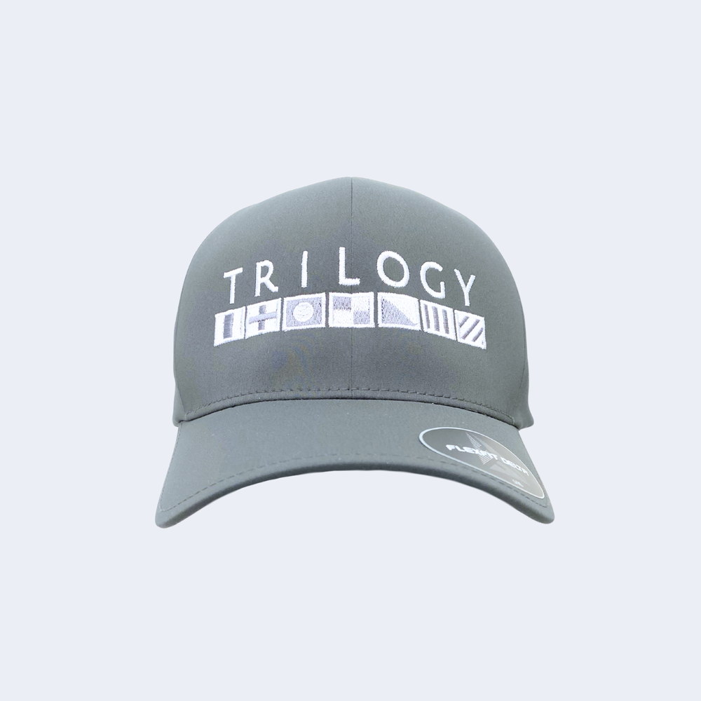 Trilogy Flexfit Hat in Light Gray