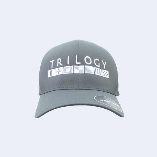 Trilogy Flexfit Hat in Light Gray