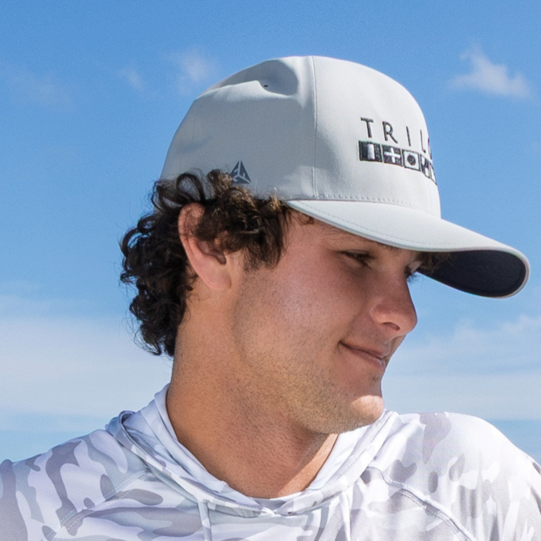 Trilogy Flexfit Hat in Light Gray