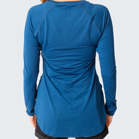 Hampton Long Sleeve Shirt in Dark Blue