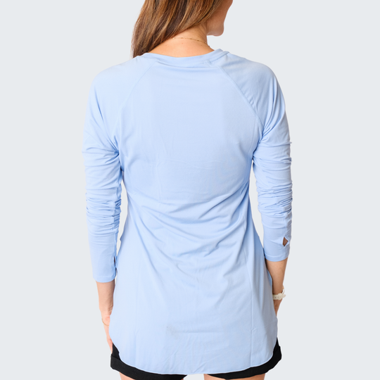Hampton Long Sleeve Shirt in Sky Blue