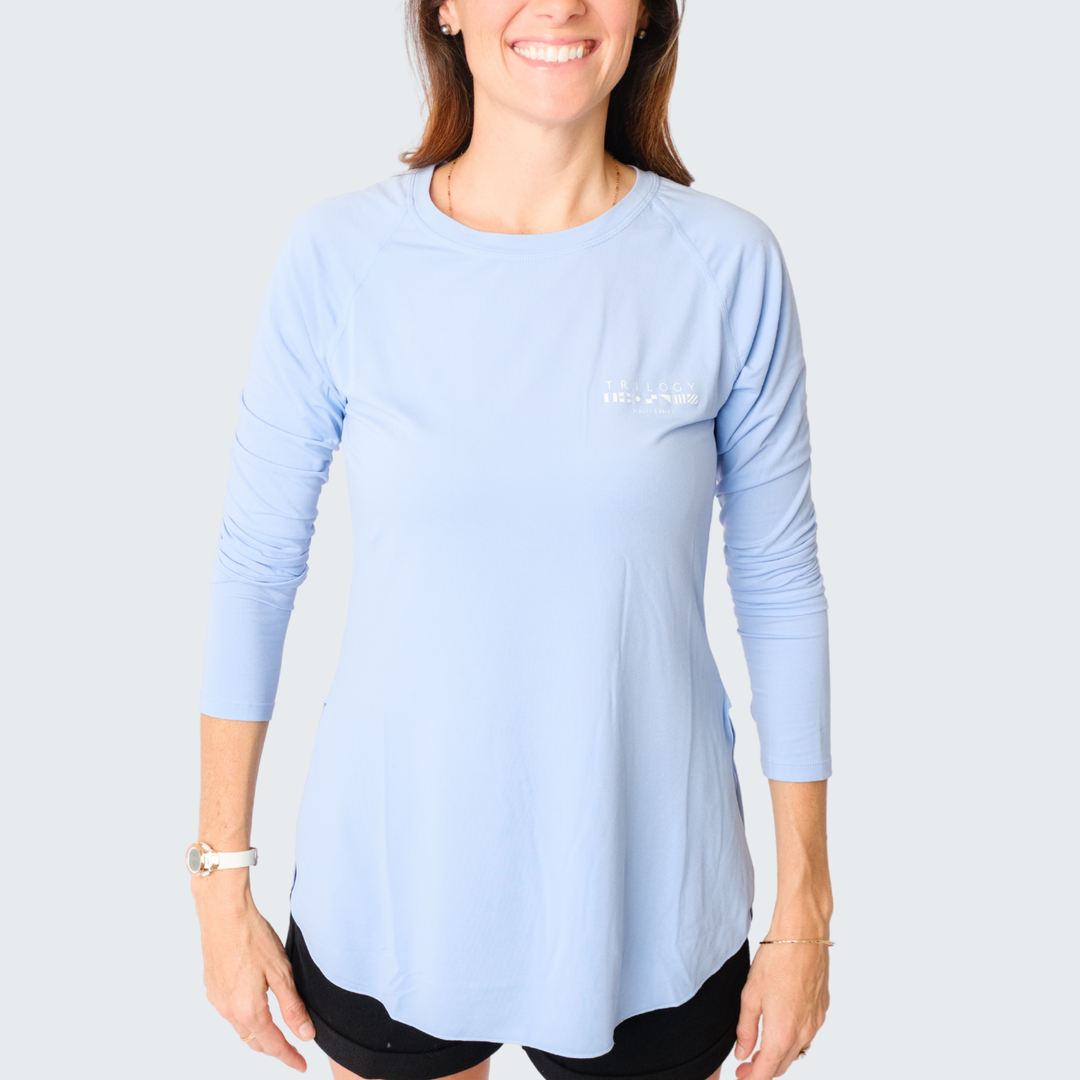 Hampton Long Sleeve Shirt in Sky Blue
