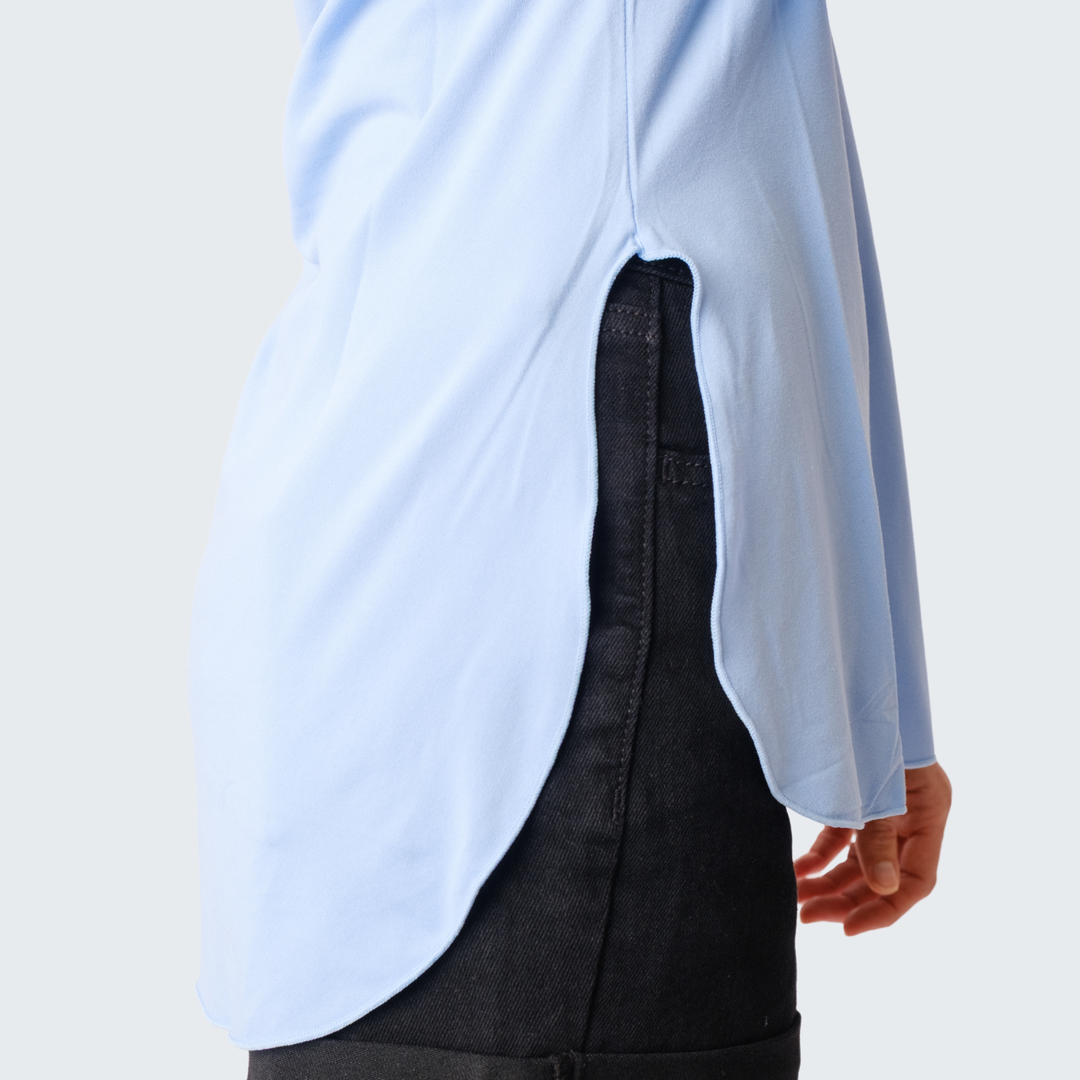 Hampton Long Sleeve Shirt in Sky Blue