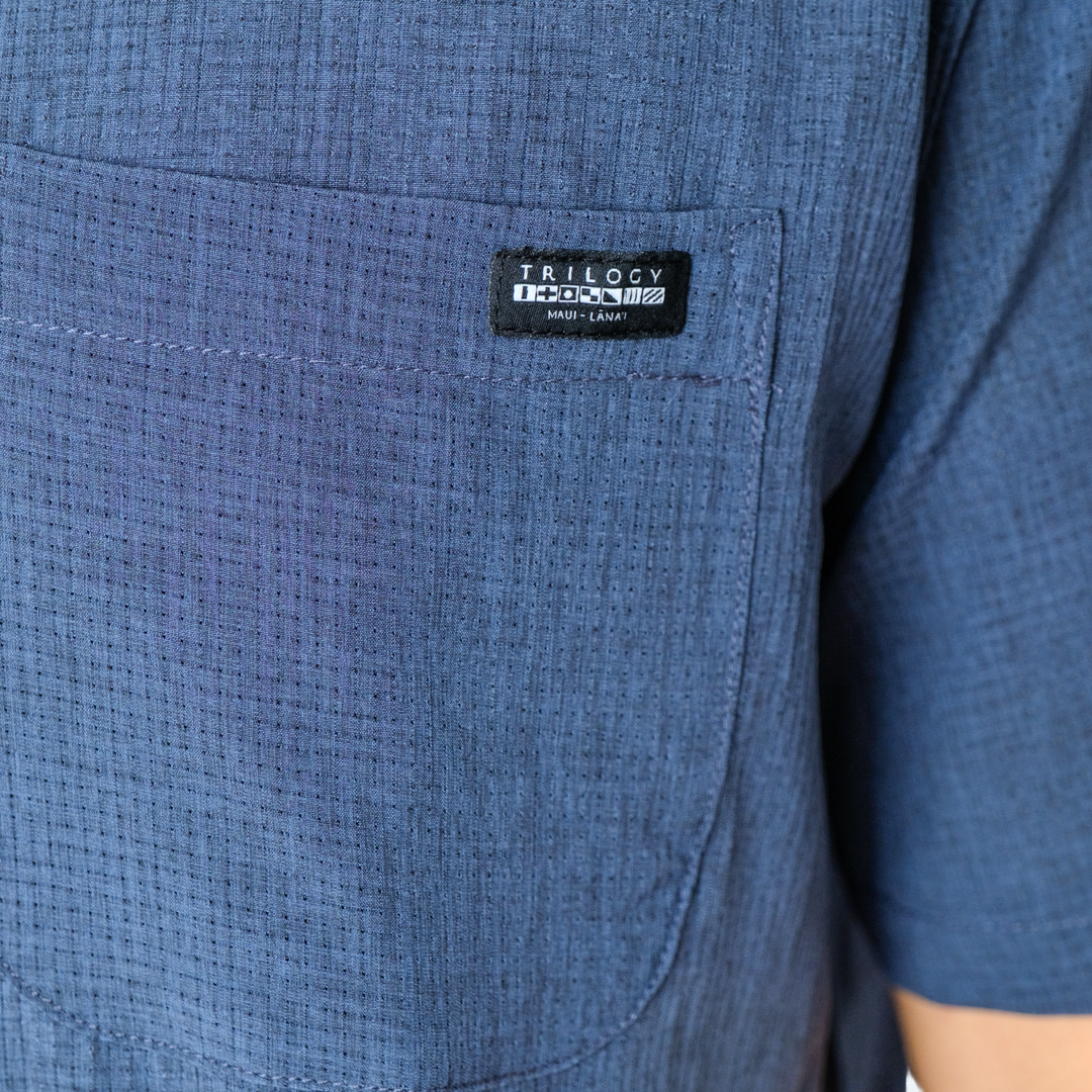Horizon Woven Shirt in Navy
