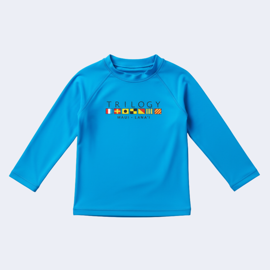 Kids Rashguard in Royal Blue SPF 50