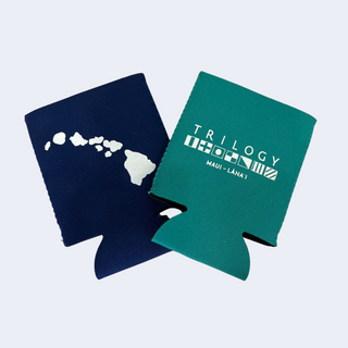 Koozie Hawaiian Island Collapsible Drink Cooler Sleeve