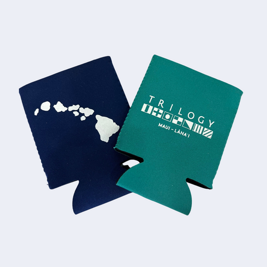 Koozie Hawaiian Island Collapsible Drink Cooler Sleeve