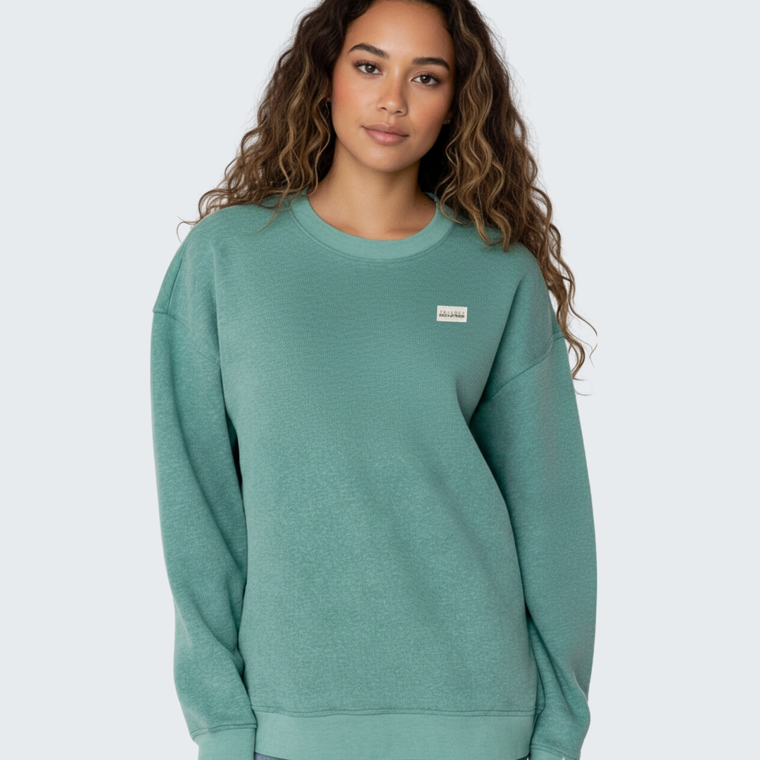 Women's Stride Sweatshirt in Seafoam