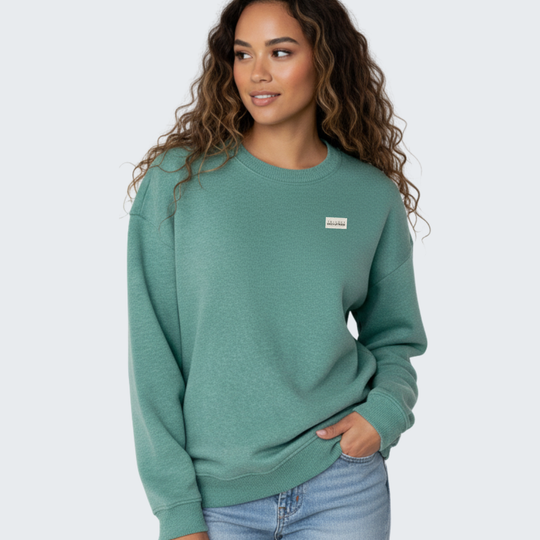 Women's Stride Sweatshirt in Seafoam