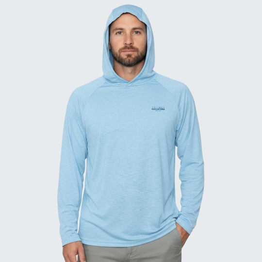 Trades Hoodie in Light Blue
