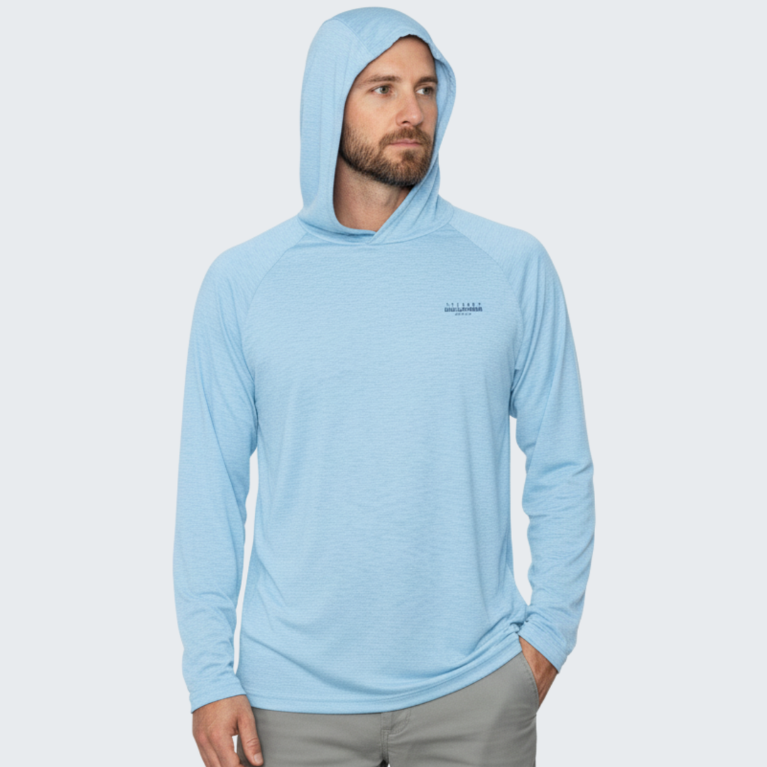 Trades Hoodie in Light Blue