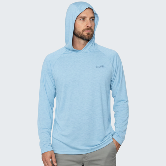 Trades Hoodie in Light Blue