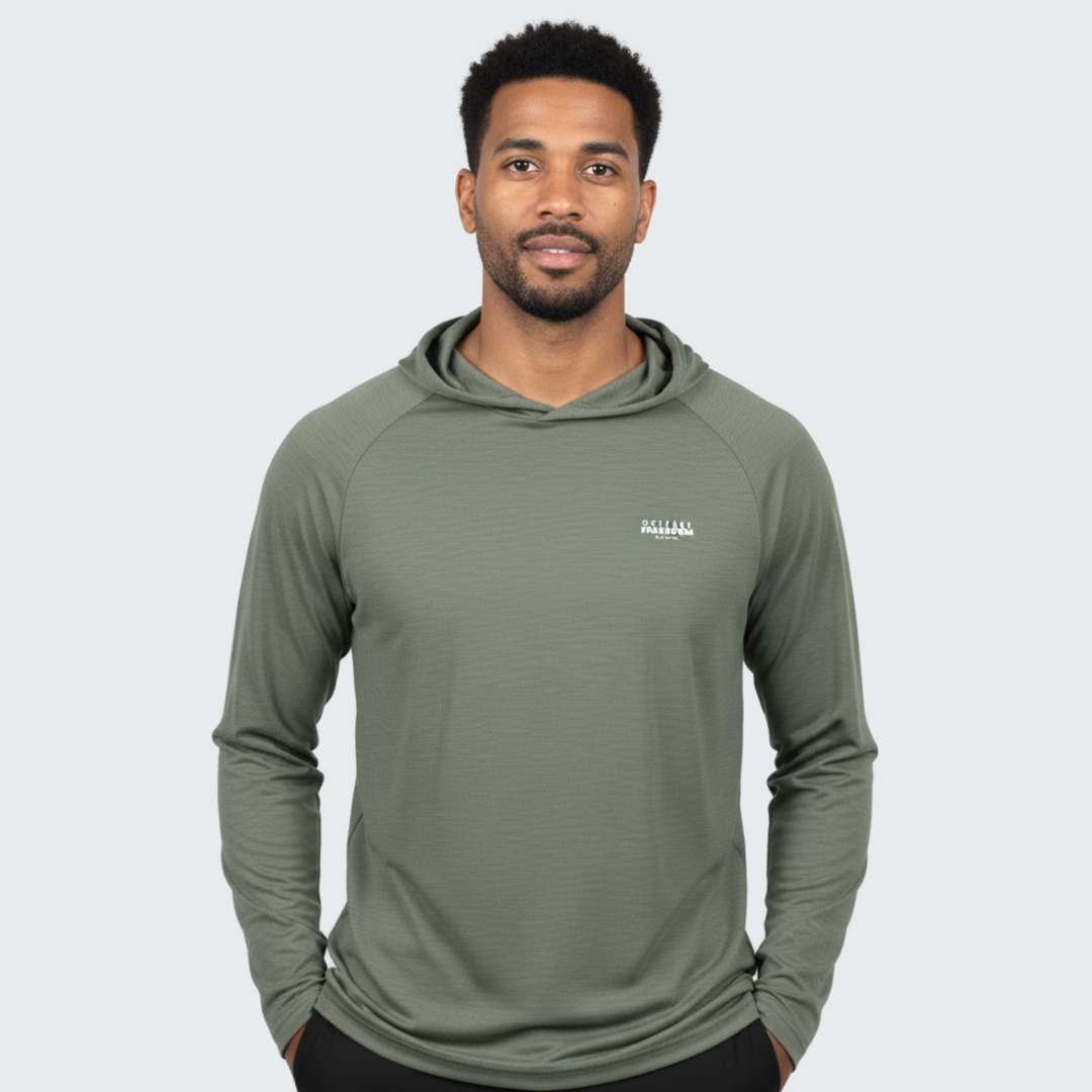Trades Hoodie in Moss Green