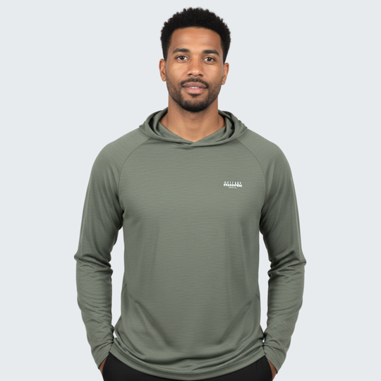 Trades Hoodie in Moss Green