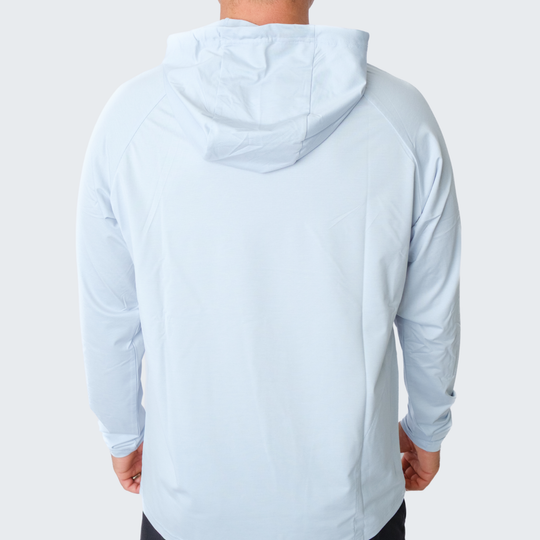 Abaco Hoodie in Heather Blue Gray