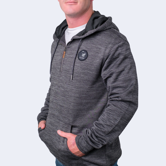 Dawn Patrol Hoodie in Charcoal