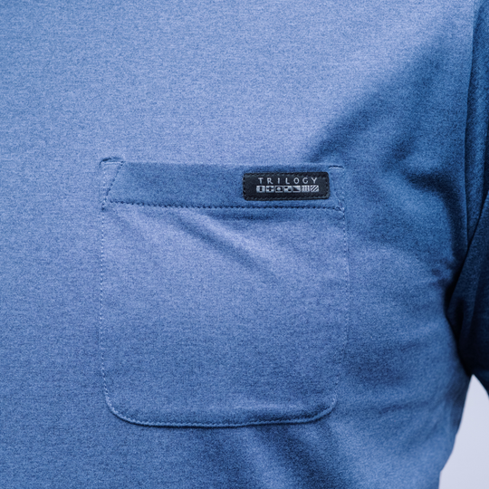 Mens Adler SS Shirt in Blue
