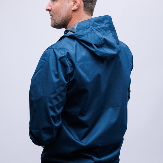 Mens Seascape Rain Jacket in Navy