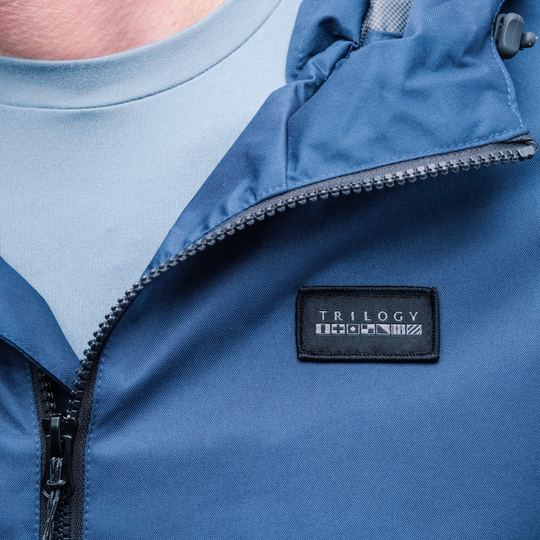 Mens Seascape Rain Jacket in Navy
