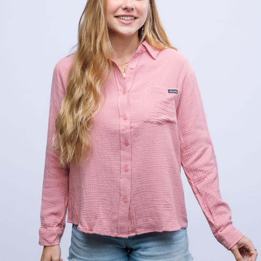 Willow Long Sleeve in Dusty Rose