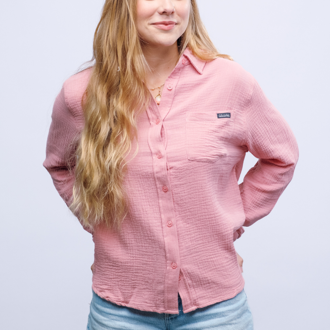 Willow Long Sleeve in Dusty Rose